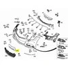 Mercedes Benz C 180 C 200 C 220 priekinio numerio valstybinio numerio laikiklis originalus A2048172778