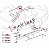Mercedes Benz C 200 CDI W203 Bevestigingsklem Originalus A2036900013