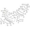 Mercedes Benz CL C216 Buferio Jungtis Originalus A21688500229999