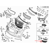 Mercedes Benz CLS C218 priekinės kairės pusės ventiliacijos grotelės originalios A2188850053