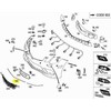 Mercedes Benz E 220 E 250 Priekinio Bamperio Apatine Lupa Chrome Originalus A2078851321