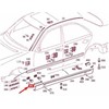 MERCEDES-BENZ E W210 šoninės slenksčio priekinės kairės panelės dangtelis originalus A2106987130