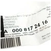 MERCEDES-BENZ Priekinės Sėdynės Ženkliukas CLA 180 d Coupe W118 Originalus A0008172416