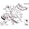 Mercedes Benz Cla 200 220 250 Priekinio Bamperio Centrinis Dangtis Originalus A1178857700