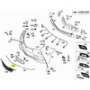 Mercedes Benz E 220 E 250 Priekinio Bamperio Apatine Lupa Chrome Originalus A2078851321