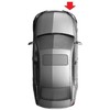 Mercedes Benz MERCEDES MB E W211 PRIEKINIO ŽIBINTO PLAUTUVO KAPOTĖLIS DEŠINĖS PUSĖS NUSPALVINTAS PAGAL JŪSŲ SPALVOS KODĄ