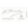 Mercedes Benz "Mercedes" priekinis priekinis stiklas G Daimler Signature Sticker Decal Genuine A0045847338