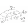 Mercedes Benz Mercedes S124 Galinių bagažinės durų rankenos rėmo įdėklas originalus A12486801819051