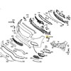 Mercedes-Benz W205 priekinio bamperio dešinysis tvirtinimo bėgis originalus A2058850921