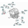 Mercedes Benz Naujas originalus variklio kintamojo laiko reguliatorius magnetas 2711560090 Mercedes MB