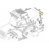 Mercedes Benz Originalios Mercedes W461 W463 ventiliacijos grotelės A46369407339051