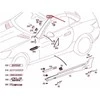 Mercedes-Benz R172 Dešiniojo A statramsčio dekoratyvinė apdaila Originali A17269004879999