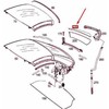 Mercedes-Benz R172 kietojo stoglangio apdailos dangtelis, dešinysis originalus A1727950055