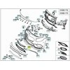 MERCEDES BENZ S-Class W217 Priekinio bamperio centrinis apatinis dekoratyvinis apvadas originalus A2178851221