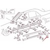 MERCEDES-BENZ S W140 Keltuvų kištuko dangtelis A14069803309999 NAUJAS ORIGINALUS
