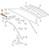 Mercedes Benz SL 280 Feder Spring 2003 2008 Originalus A2307900079