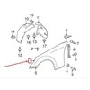 Mercedes Benz SLK 200 280 350 Spatscherm Voor Originalus A1718800406