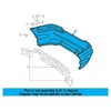 Mercedes Benz SLK 200 KOMPRESSOR Galinis Apatinis Bamperio Dangtis Originalus A17088515259999