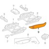 MERCEDES BENZ SLK R171 kairės pusės sėdynės užvalkalas A17191903747E94 NEW GENUINE