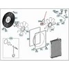 "Mercedes-Benz" ventiliatoriaus rato stebulė Originali A4055040945