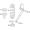 MERCEDES-BENZ VITO W447 Galinės spyruoklės apatinė svirtinė detalė originali A4473240684