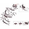 Mercedes Benz Vito W447 priekinio kairiojo bamperio sustiprinimas originalus A44788002169051