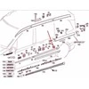 Mercedes Benz Vito W639 Stumdomųjų Durų Juostelė Dešinėje Originalus A63969013629999