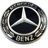 "Mercedes-Benz W204" variklio dangčio emblema, juoda, originali A0008173305