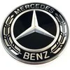 "Mercedes-Benz W204" variklio dangčio emblema, juoda, originali A0008173305