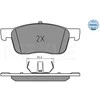 Meyle TOYOTA PEUGEOT OPEL stabdžių trinkelių rinkinys, diskinis stabdys SU001B3530 1673597480 1678168280