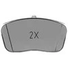 Meyle TOYOTA PEUGEOT OPEL stabdžių trinkelių rinkinys, diskinis stabdys SU001B3530 1673597480 1678168280