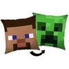 "Minecraft" dvipusė pagalvėlė - Steve/Creeper (40x40cm)