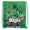 Mister License Sportinis maišelis Minecraft, žalias, 40x35 cm.