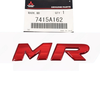 Mitsubishi Electric Mitsubishi Lancer Evolution MR Galinės Emblema 2010-2013 Originalus 7415A162