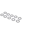 Naftos tiekimo turbo vamzdžio O-žiedas X 4 (11.2 X 2) Originalus BMW E82 E88 E90 11427558936