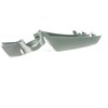 NAUJA OEM BMW E46 Kabrioletas Kupė Rūko Žibinto Apdaila DEŠINĖ Titano 51117016516