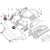 NAUJA OEM BMW E46 Sedanas Universalus Variklio Dangtis BMW Emblema Ženklelis 82mm 13717785999