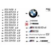 NAUJA OEM BMW F11 F11N Bagažinės Dangčio X Drive Emblema Ženklelis Logotipas 51147318577
