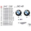 NAUJA OEM BMW F25 F26 SAC Bagažinės Dangčio X3 Emblema Ženklelis Logo 51147362473