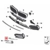 NAUJA OEM BMW X6 F16 Priekinio Bamperio Apdaila Grotelės Dešinė 51117343260