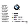 NAUJA OEM Originali BMW F20 F21 Bagažinės Dangčio M135i Emblema Ženklelis Logotipas 51148055785