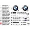 NAUJA OEM Originali BMW F30 F30N Bagažinės Dangčio 335d Emblema Ženklas Logotipas 51147289896