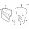 NAUJA OEM PORSCHE CAYENNE 9PA PRIEKINĖ KAIRĖ DURŲ LANGO KANALAS 95553143101 ORIGINALI