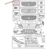 NAUJA OEM VOLVO XC60 MK2 PRIEKINIO BUFERIO KAIRĖS PUSĖS APDAILA 31425187 ORIGINALI