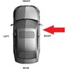NAUJA ORIGINALI MERCEDES BENZ MB C KLASĖ W203 PRIEKINĖS DURYS B-STULPAS APDAILA DEŠINĖ O/S