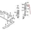 Nauja originali pakabos spyruoklės įvorės sėdynė priekyje 30616677 Volvo S40 V40