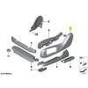 BMW Priekinio Dešinės Sėdynės Apdaila X5 G05 X6 G06 Originalus 52107497988