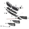 NAUJAS BMW X6 F16 PRIEKINIS M BAMPERIS DEŠINYSIS ORO KANALAS 51118058558 8058558 2016 OEM