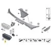 Naujas OEM BMW 5 serijos F10 F11 LCI radiatoriaus inksto aliuminio matinė grotelė 7412326