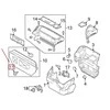 NAUJAS OEM PORSCHE CAYMAN 987 BAGAŽINĖS APDAILOS SKYDO SPAUSTUKAS 99755180300 ORIGINALUS